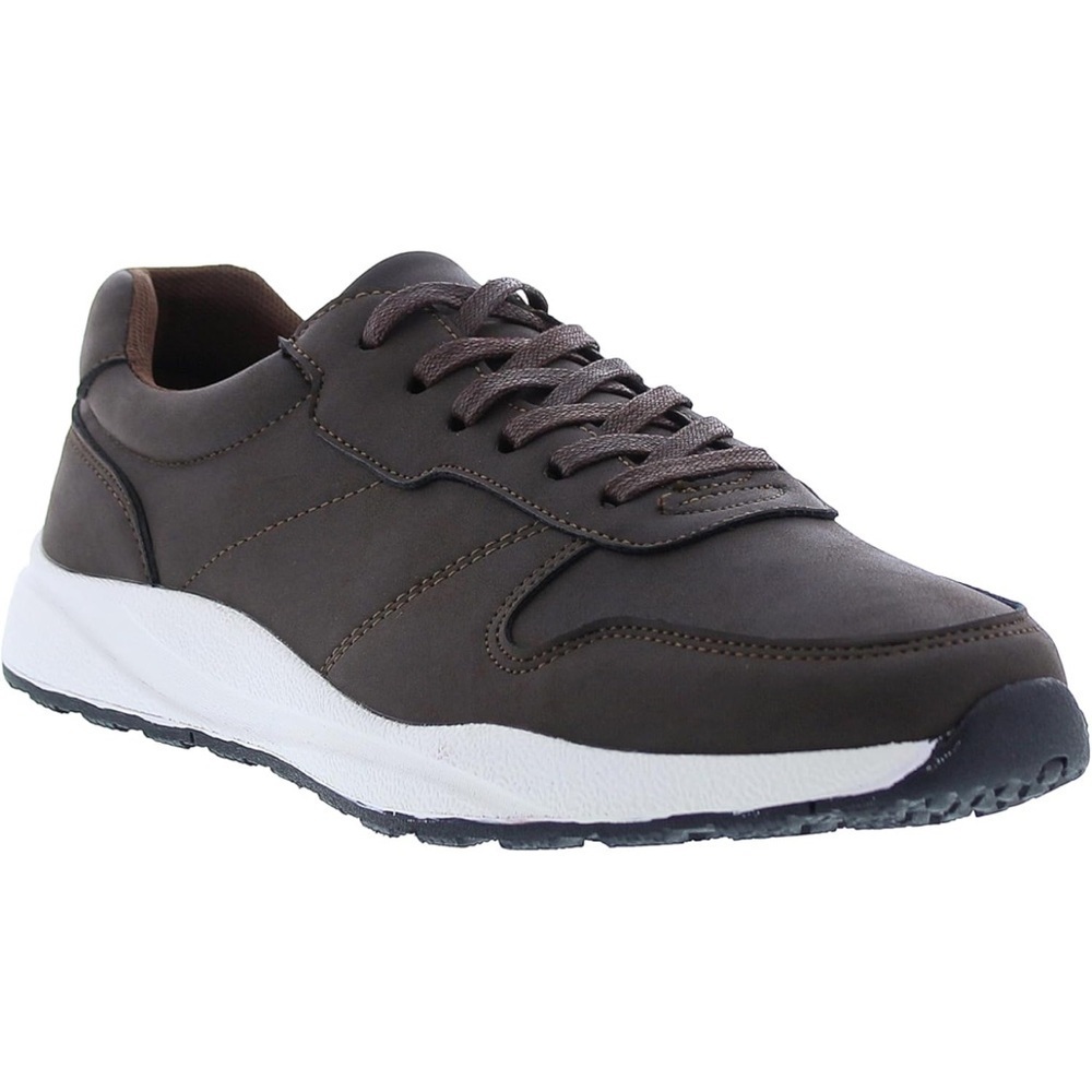 NWOT English Laundry Asher Men's Brown Leather Sneakers size 13